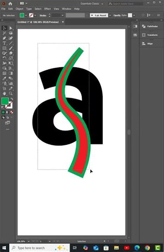 Letter A Logo Design Idea That Will Inspire You | Illustrator #shorts