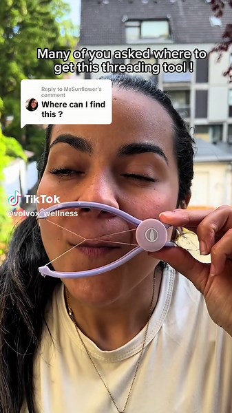 Replying to @MsSunflower Honest review after 3 weeks of daily use — this spring threading tool removes facial hair from the root, no wax, no razor bumps, no burning. Works on chin, upper lip, cheeks and brows in seconds #FacialHairRemoval #ThreadingTool #NoRazorBumps #PeachFuzzRemoval #FaceCareRoutine