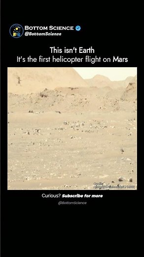 A Helicopter Flying on Mars? 🤯 #Shorts #Space