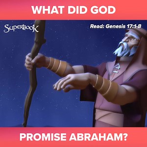9.4K views · 1.1K reactions | God promised Abraham that he and Sarah would have a son, and that he would be the father to many nations.  Watch the full episode of "The Test" when you visit the Superbook website. ➡️ https://go.cbn.com/ufREG | Superbook | Facebook