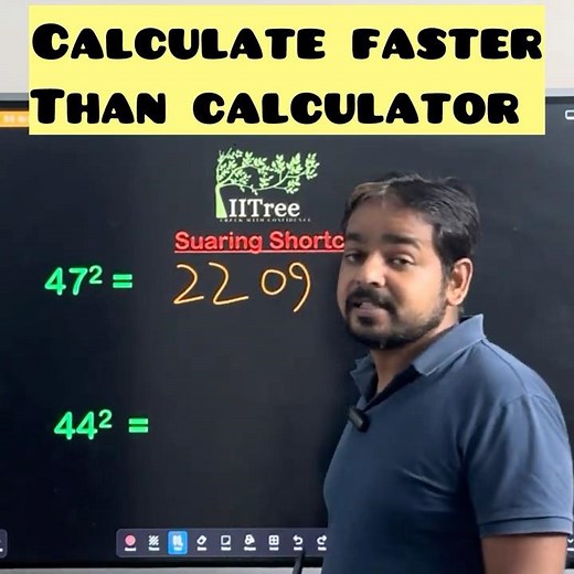 Square Any Number in Seconds #jee #jeemains #cbse #board #vedicmaths #ssc #shorts #ytshorts #maths