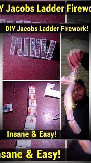 DIY Jacob’s Ladder Firework Tutorial: Step-by-Step Guide #DIY#HowTol#LifeHacks#Experiments#Science