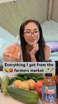 I’m going to try and make this a monthly routine! So many goodies 🥒🍅🌽