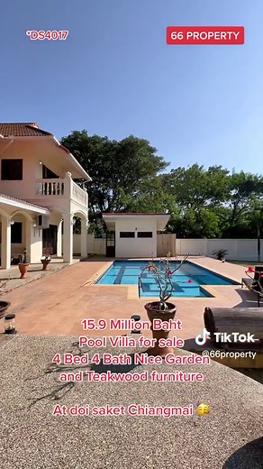 For more information please contact via 66property Line id: @66property Tel : 0800334388 #66property #อสังหาริมทรัพย์ #ขายบ้านเชียงใหม่ #fyp #realestate #houseforsale #chiangmai #beautifulhouse #house #poolvillachiangmai #poolvillaforsale #ขายบ้านพูลวิลล่าเชียงใหม่ #ขายบ้านพูลวิลล่า