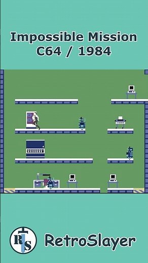Impossible Mission Gameplay Commodore 64