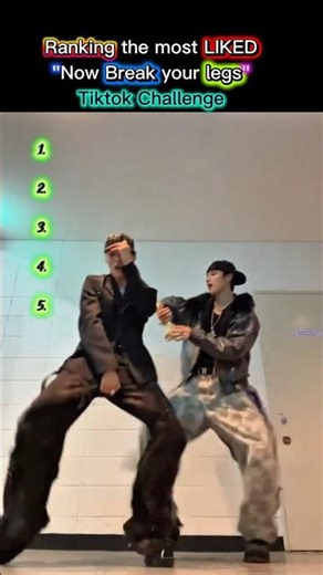 Top 5 MOST LIKED “Break Your Legs” TikTok Challenge 😱🔥 (Viral Now!) #trending #tiktok #montagem