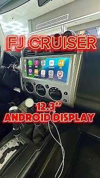 Toyota FJ Cruiser 12.3” Android Screen Upgrade | Wireless CarPlay + Reverse Camera Demo #claytonuae
