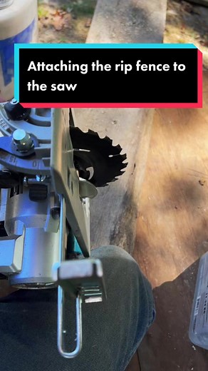 Attaching Rip Fence to Circular Saw