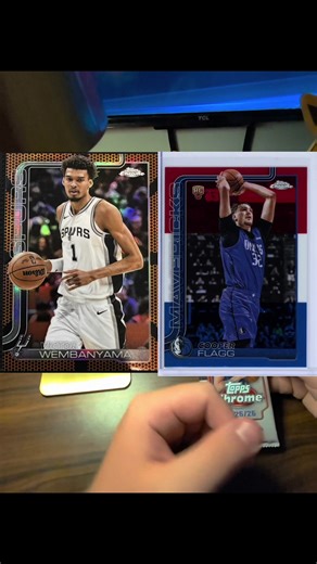 Day 3! Hunting the Red white and blue parallels from the new Topps chrome basketball! #fyp #explore #metaglasses #toppschrome #nba