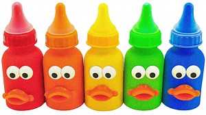 Satisfying Video _ How To Make Rainbow Milk Bottle From Kinetic Sand Cutting ASMR | CoCo Car