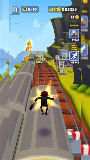 One run, endless fun 🎮#subwaysurfers #shortsviral #gaming #gameplay