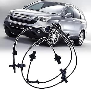 ABS Wheel Speed Sensor Front Left Right Compatible with 2007-2011 Honda CRV Driver Passenger Side ABS Sensors # 57455-SWA-003, 57450-SWA-003 2Pcs