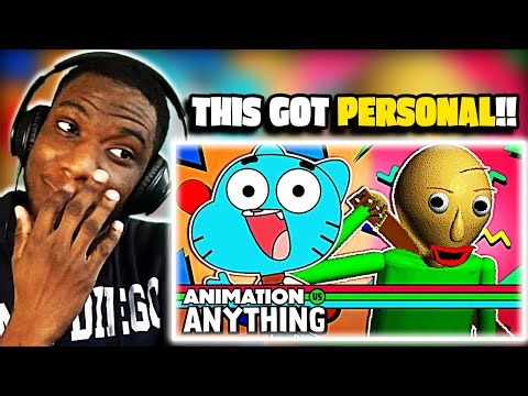 GUMBALL vs BALDI RAP BATTLE REACTION | Eddie F.R.B Animation
