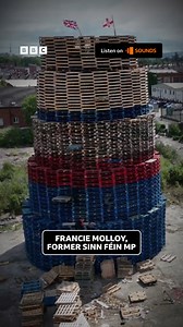 45K views · 141 reactions | Former Sinn Féin MP Francie Molloy urges bonfire builders to "make a gesture" and remove or reduce fire close to asbestos and threatening electricity supply #nolanshow #stephennolan #bbcnolan | Stephen Nolan | Facebook