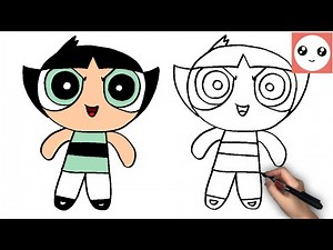 パワーパフガールズバターカップのかきかた