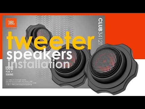 How to install Tweeter Speakers, #TweeterSpeakers #JBLClub3412T