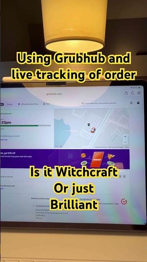 Grubhub live tracking and delivery