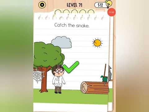 Brain Test 5 Level 71 Gameplay – Full Walkthrough & Answers | Catch the spider