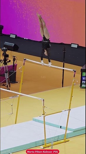 📌 Marta Pihan-Kulesza from Poland 🇵🇱 – Uneven Bars | Women’s Qualification | 2025 FIG AGWC Jakarta,