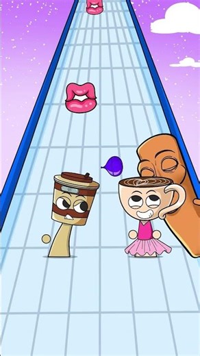 Build a Queen Run Challenge with Couple Ballerina Cappuccina vs Cappuccino Assassino#shorts #sprunki