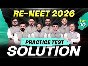 Crack RE-NEET 2026 🩺 Day 10: Complete Mock Test Solution & Short Tricks | Live Practice | ALLEN NEET