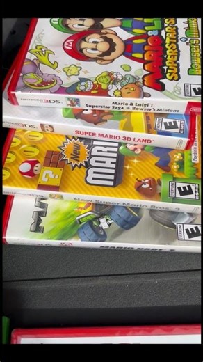 Red Nintendo DS Lite And 3DS Games Pickup Today