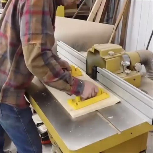 "Making raised panel doors on the @powermatic.woodworking shaper is always satisfying."