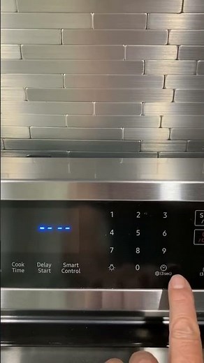 Samsung Range Clock time adjustment