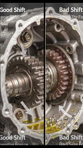 Inside A Gearbox During A Bad Shift ⚙️💀