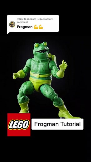 LEGO Minifigure Frogman Tutorial
