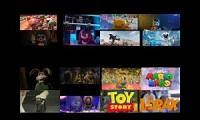 Mix of 4 videos from youtube : All 16 Films at Once