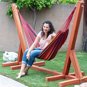 16K views · 128 reactions | Learn how to build a hammock stand in a few hours! | The DIY Life with Anika | Facebook