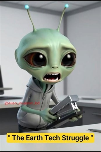 This Alien Hates Earth Technology! 👽 #shorts