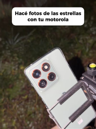 Cómo fotografiar estrellas con el motorola edge 70
