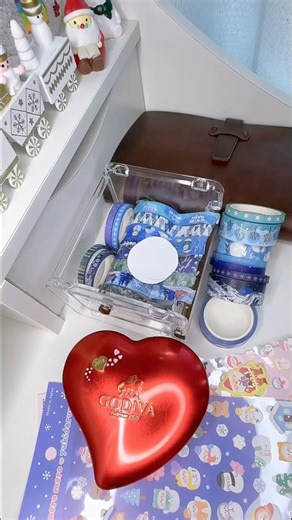 Personal Notebook | Winter Washi Tape | Winter And Christmas Stickers | Lady’s Stuff