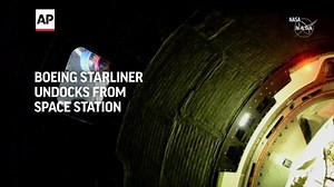 Boeing Starliner capsule undocks from space station
