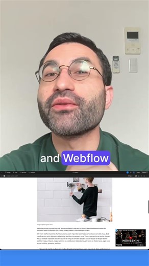 This Webflow Video Follows the User on Scroll 👀 #webflow #nocode