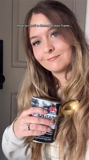 How to fix a damaged door frame ✨ Step-by-step guide to make it look brand new! #HomeRepair #DIYHome #DoorFrameFix #HomeImprovement #HandymanTips #DIYProjects #FixItYourself #HomeHacks #InteriorDIY #TidyHome | GlowUp Spaces