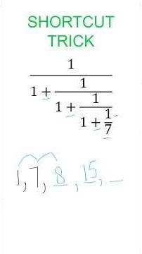 Mind-Blowing Nested Fraction Shortcut! 🤯 | Learn This in a minute