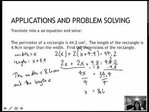 110 Applications and Problem Solving (5.6)