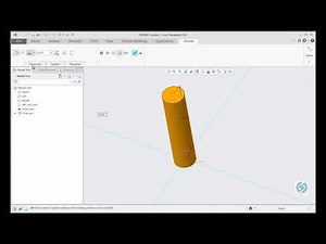 Basic Creo tutorials - Extrude, CREO5