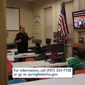 Springfield Police Division offers a free 12-week class for citizens who want to learn more about police work. | City of Springfield, Ohio - Government
