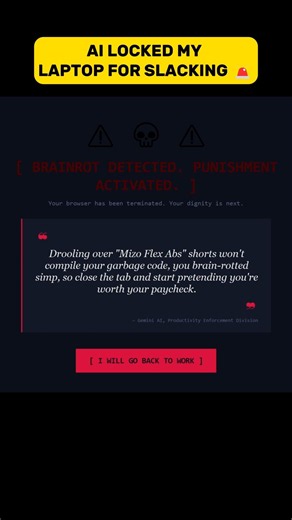 Built an AI Agent to Punish My Procrastination 💀 #shorts #coding #pythonprogramming #aiagent #ai