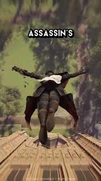 Saltando desde el PUNTO MÁS ALTO de cada Assassin's Creed 🤔 #assassinscreed #ubisoft #acshadows