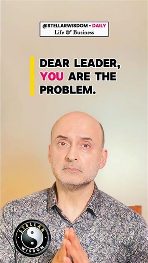 How Every Business Problem Starts With The Leader.