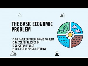 IGCSE Economics Chapter 1 The Basic Economic Problem (Updated for 2027 specification)