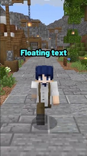 How to get Floating Text in Minecraft Bedrock Edition