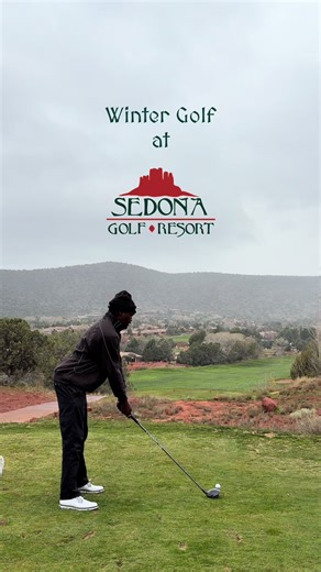 rainy day in sedona 🌄🌧️🏌🏾 #golflife #golfaddict #arizonagolf