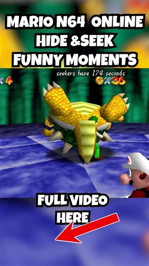 MARIO N64 ONLINE Bowser Boss Fight! - FUNNY MOMENTS #supermario64online #funnymoments