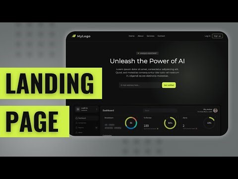 [ HTML | CSS ] Animated Landing Page